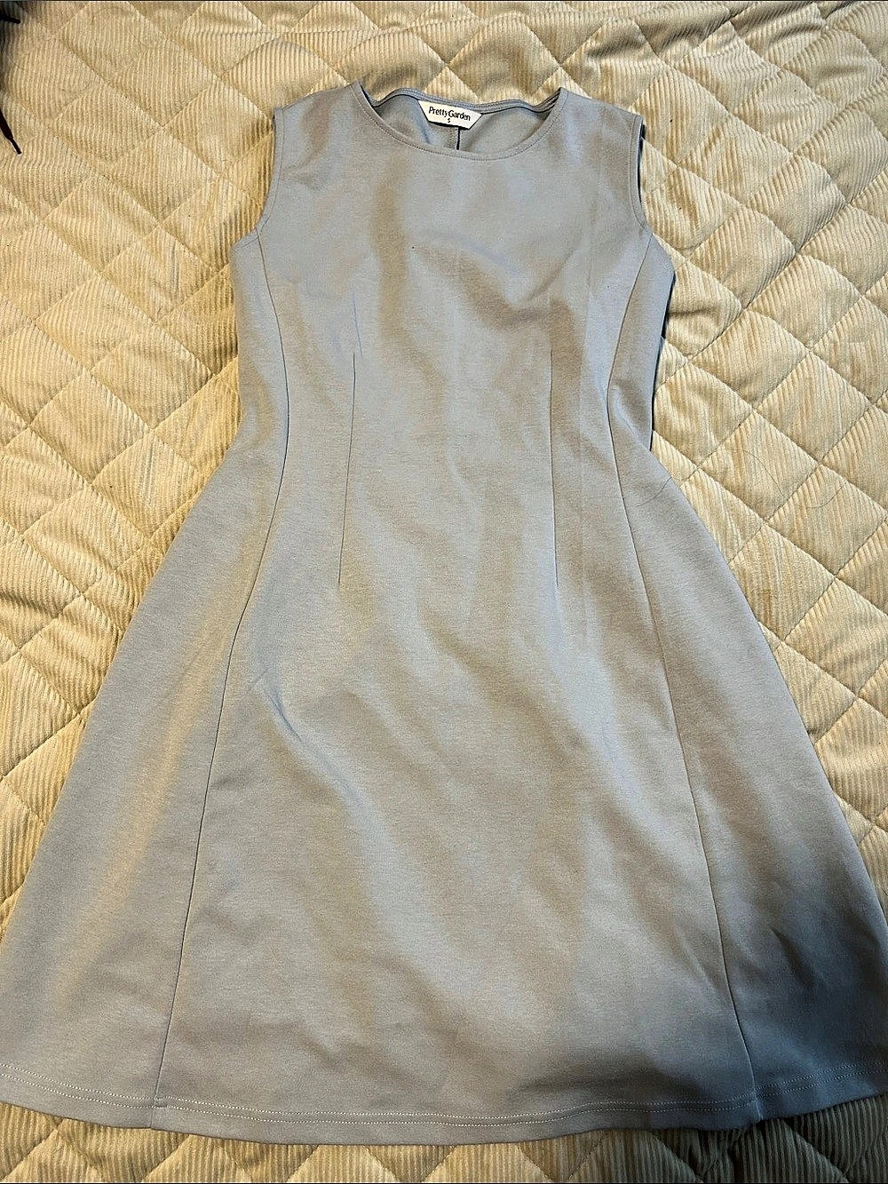 PrettyGarden Sleeveless Mini Dress in Blue Like New